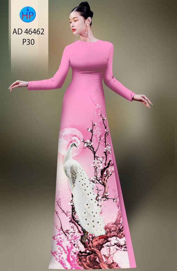 Vải Áo Dài Hoa Đào AD 46462 17 1785465967 492 vai ao dai hoa dao ad 46462