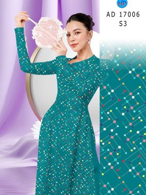 Vải Áo Dài Chấm Bi AD 17006 19 1785466391 285 vai ao dai cham bi ad 17006