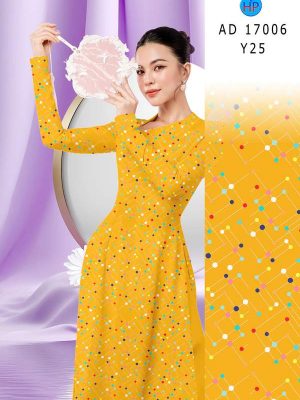 Vải Áo Dài Chấm Bi AD 17006 22 1785466392 128 vai ao dai cham bi ad 17006