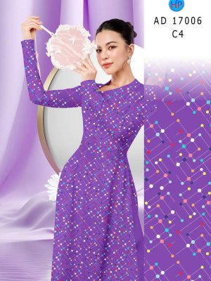 Vải Áo Dài Chấm Bi AD 17006 21 1785466392 561 vai ao dai cham bi ad 17006