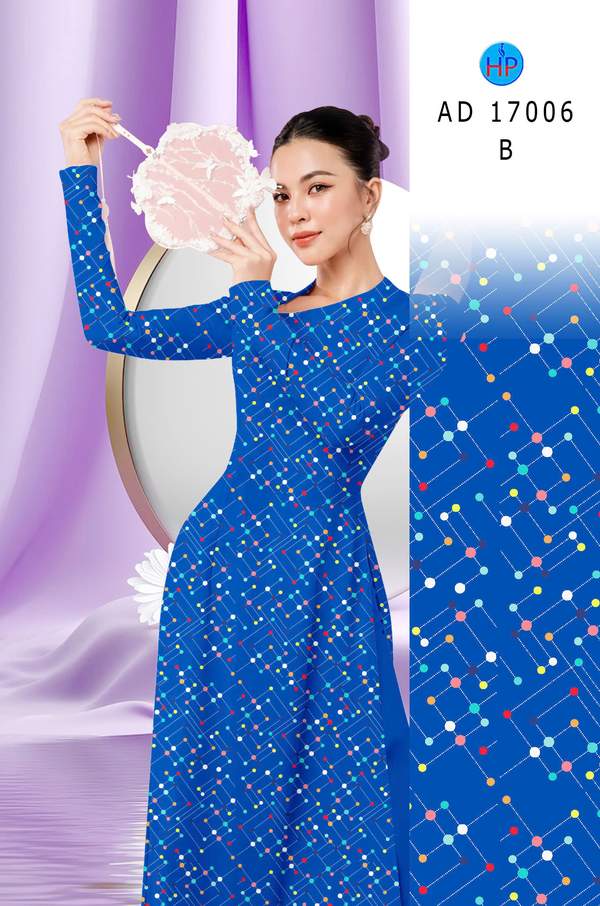 Vải Áo Dài Chấm Bi AD 17006 6 1785466392 832 vai ao dai cham bi ad 17006