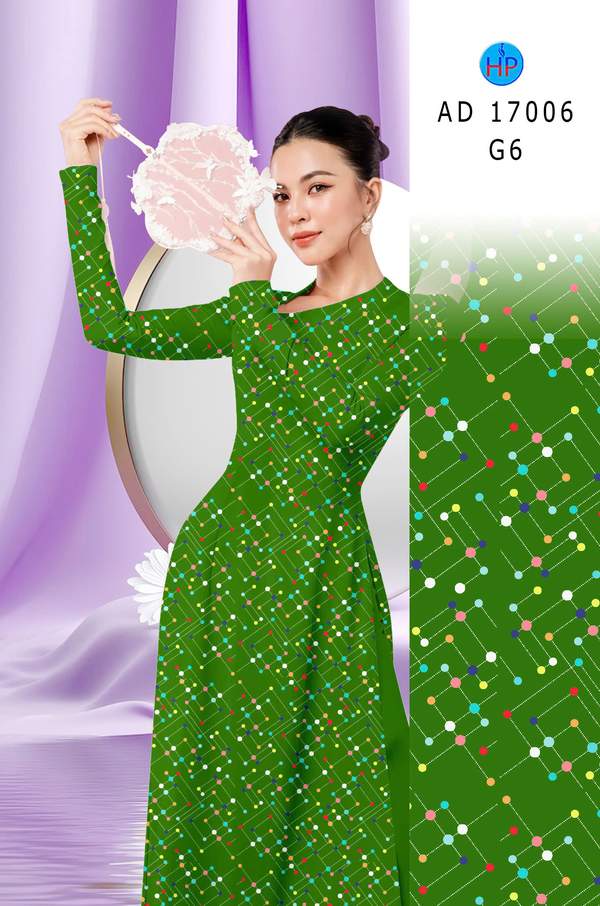 Vải Áo Dài Chấm Bi AD 17006 9 1785466393 620 vai ao dai cham bi ad 17006