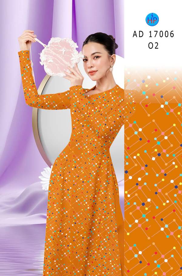Vải Áo Dài Chấm Bi AD 17006 16 1785466395 345 vai ao dai cham bi ad 17006