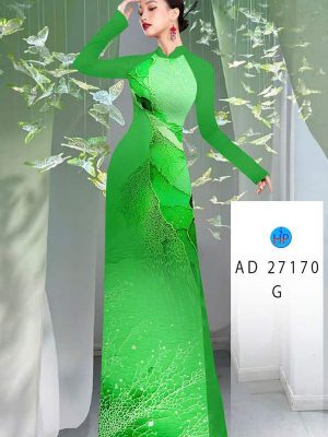Vải Áo Dài Hoa In 3D AD 27170 23 vai ao dai hoa in 3d ad 27170