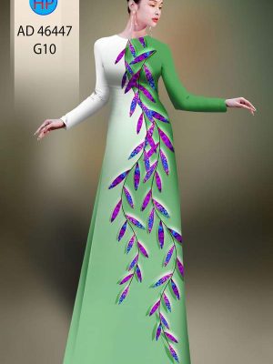 Vải Áo Dài Hoa In 3D AD 46447 20 vai ao dai hoa in 3d ad 46447