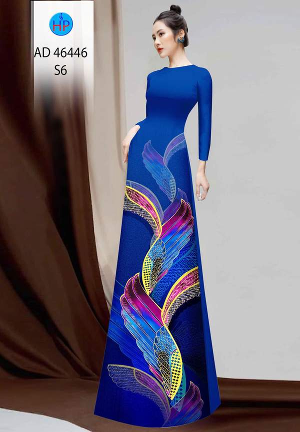 Vải Áo Dài Hoa Văn AD 46446 1 vai ao dai hoa van ad 46446