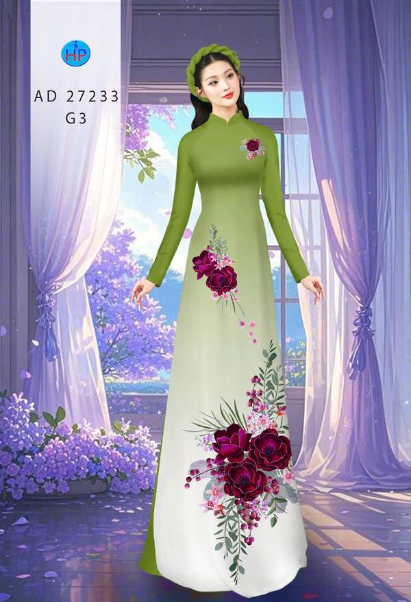 Vải Áo Dài Hoa In 3D AD 27233 2 1785811923 713 vai ao dai hoa in 3d ad 27233