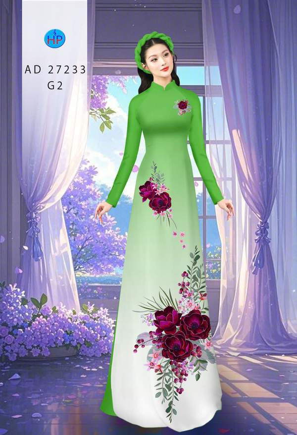 Vải Áo Dài Hoa In 3D AD 27233 7 1785811924 855 vai ao dai hoa in 3d ad 27233