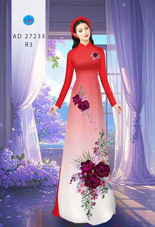 Vải Áo Dài Hoa In 3D AD 27233 12 1785811925 127 vai ao dai hoa in 3d ad 27233