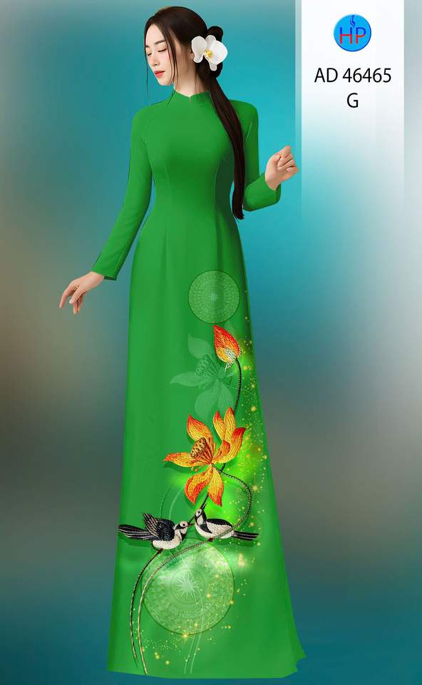 Vải Áo Dài Hoa Sen AD 46465 3 1785812479 413 vai ao dai hoa sen ad 46465