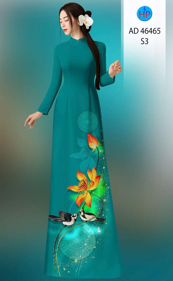 Vải Áo Dài Hoa Sen AD 46465 10 1785812480 818 vai ao dai hoa sen ad 46465