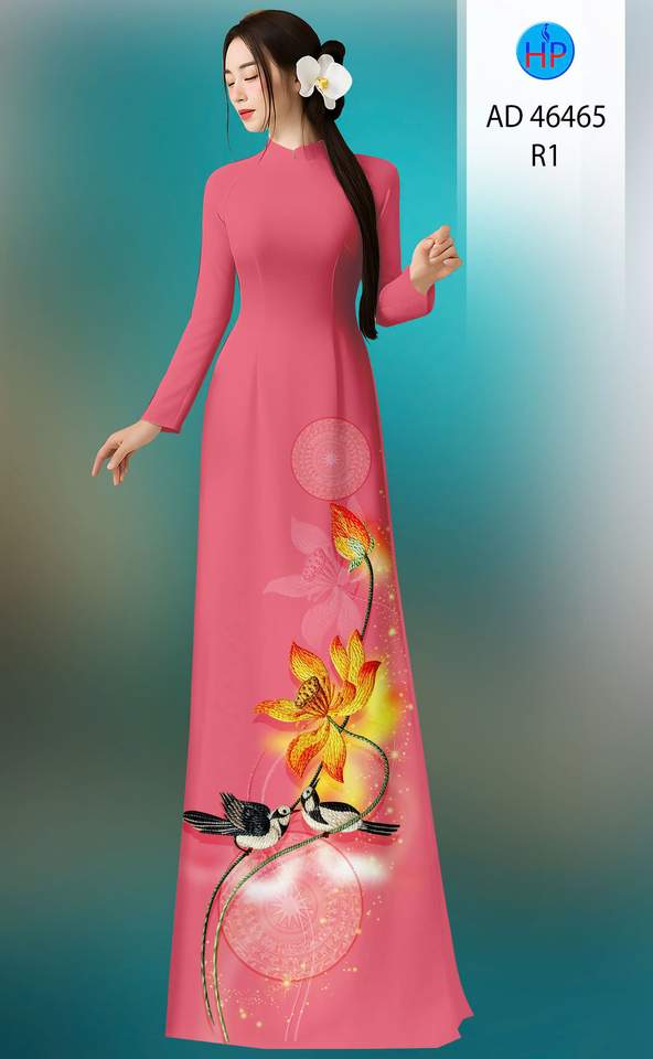 Vải Áo Dài Hoa Sen AD 46465 14 1785812481 205 vai ao dai hoa sen ad 46465