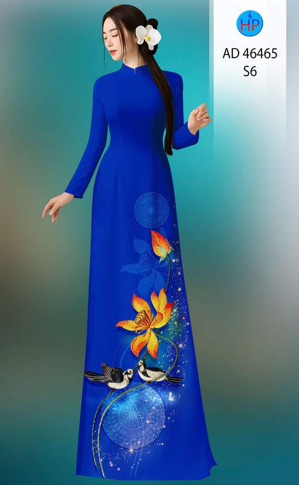 Vải Áo Dài Hoa Sen AD 46465 12 1785812481 28 vai ao dai hoa sen ad 46465