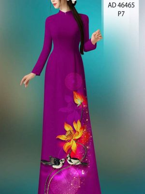 Vải Áo Dài Hoa Sen AD 46465 33 1785812482 458 vai ao dai hoa sen ad 46465