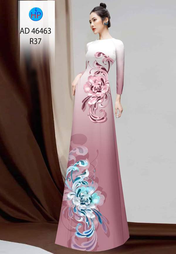 Vải Áo Dài Hoa In 3D AD 46463 2 1785813207 10 vai ao dai hoa in 3d ad 46463