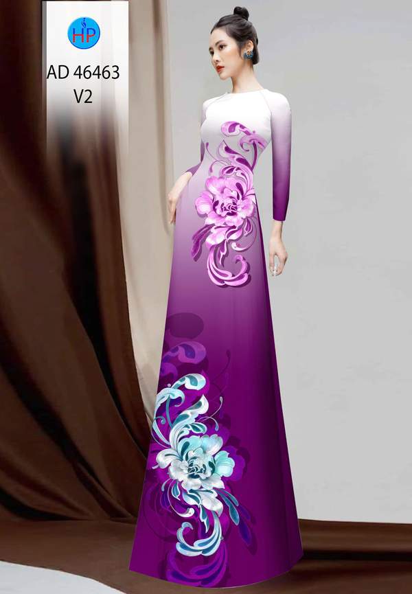 Vải Áo Dài Hoa In 3D AD 46463 6 1785813207 444 vai ao dai hoa in 3d ad 46463