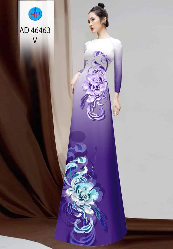 Vải Áo Dài Hoa In 3D AD 46463 11 1785813208 106 vai ao dai hoa in 3d ad 46463