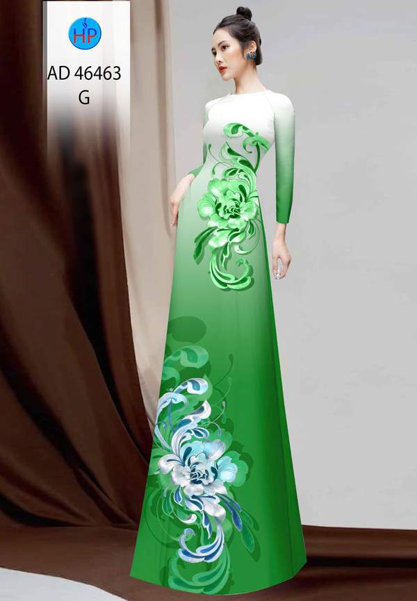 Vải Áo Dài Hoa In 3D AD 46463 9 1785813208 3 vai ao dai hoa in 3d ad 46463