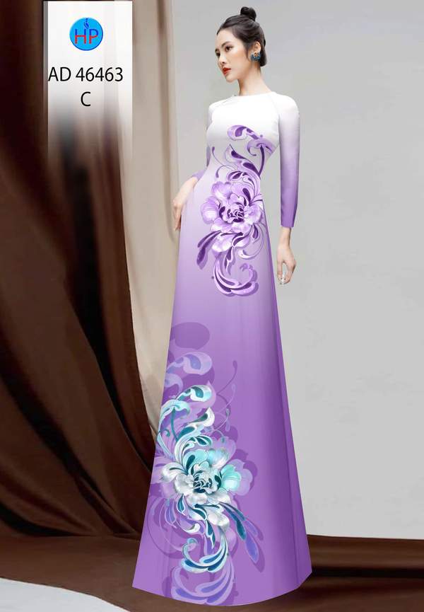 Vải Áo Dài Hoa In 3D AD 46463 8 1785813208 532 vai ao dai hoa in 3d ad 46463