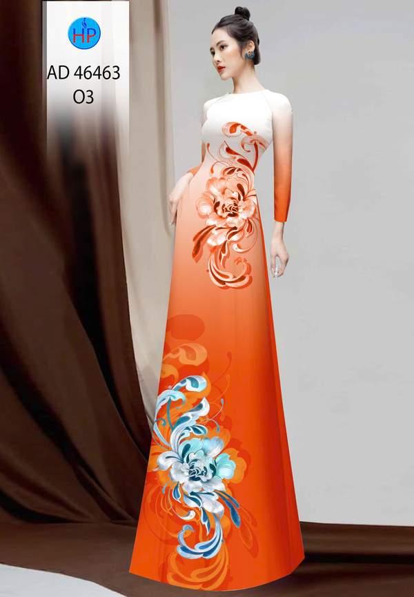 Vải Áo Dài Hoa In 3D AD 46463 10 1785813208 649 vai ao dai hoa in 3d ad 46463