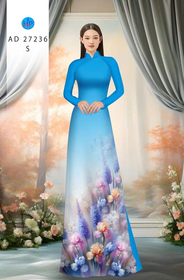 Vải Áo Dài Hoa In 3D AD 37236 9 1785982411 561 vai ao dai hoa in 3d ad 37236