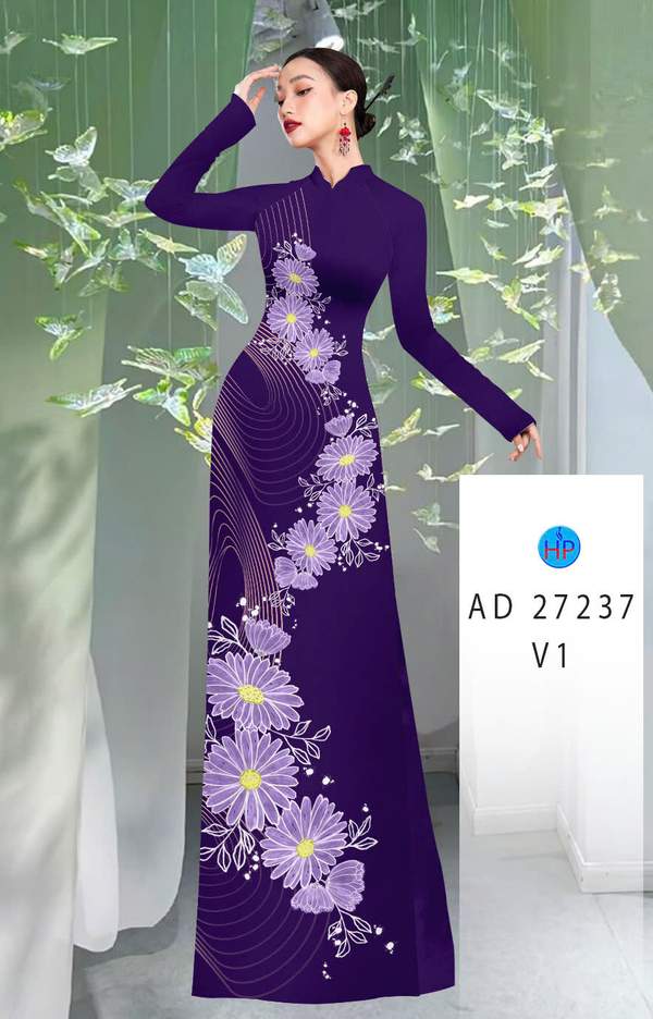 Vải Áo Dài Hoa Cúc AD 27237 10 1785982932 517 vai ao dai hoa cuc ad 27237