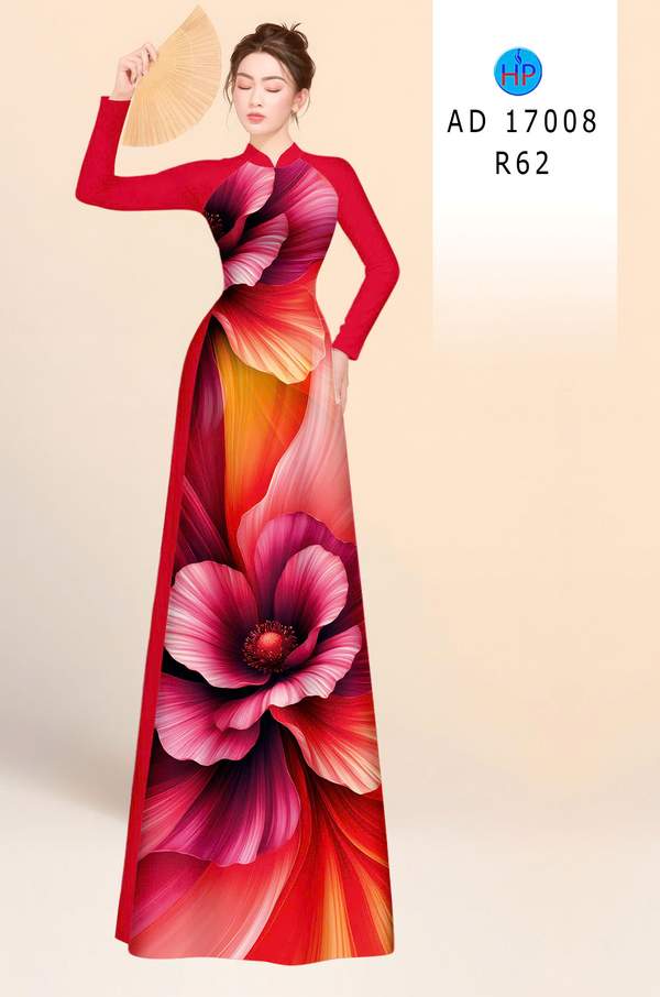 Vải Áo Dài Hoa In 3D AD 17008 4 1786347933 264 vai ao dai hoa in 3d ad 17008