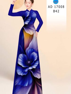 Vải Áo Dài Hoa In 3D AD 17008 23 1786347933 289 vai ao dai hoa in 3d ad 17008