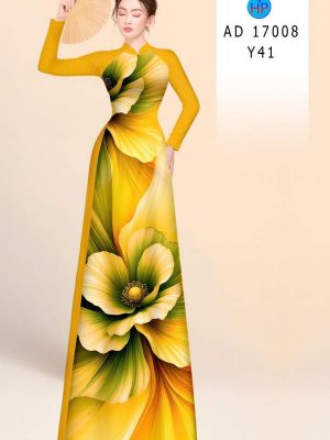 Vải Áo Dài Hoa In 3D AD 17008 34 1786347935 107 vai ao dai hoa in 3d ad 17008