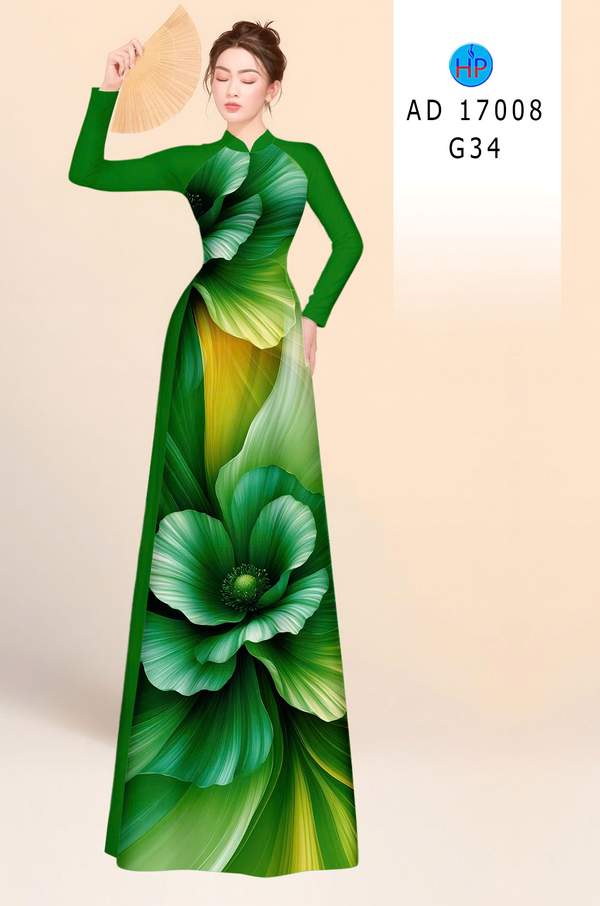 Vải Áo Dài Hoa In 3D AD 17008 1 1786347936 174 vai ao dai hoa in 3d ad 17008