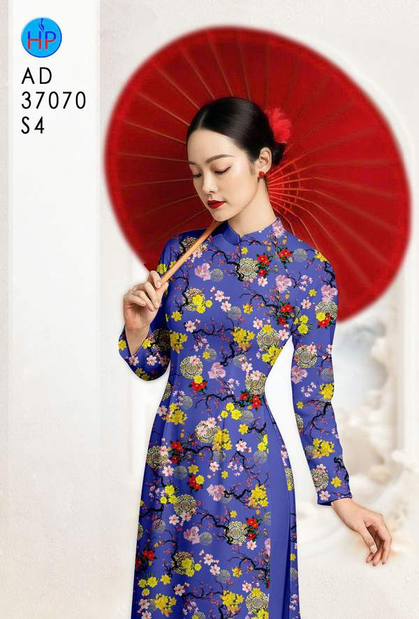 Vải Áo Dài Hoa Mai Đều AD 37070 4 1786348384 738 vai ao dai hoa mai deu ad 37070