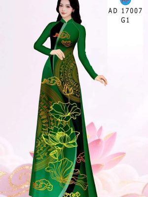 Vải Áo Dài Hoa Sen AD 17007 25 1786411940 730 vai ao dai hoa sen ad 17007