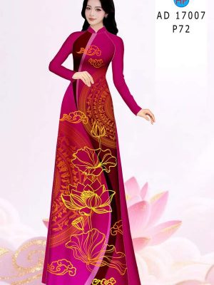 Vải Áo Dài Hoa Sen AD 17007 30 1786411941 353 vai ao dai hoa sen ad 17007