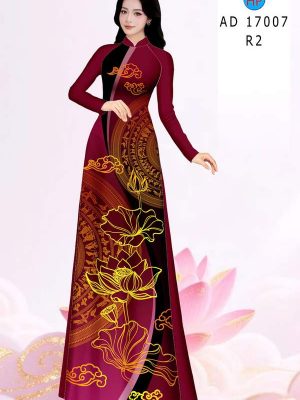 Vải Áo Dài Hoa Sen AD 17007 28 1786411941 462 vai ao dai hoa sen ad 17007