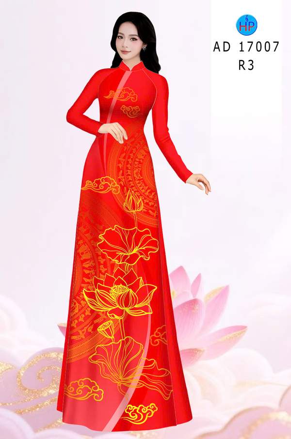 Vải Áo Dài Hoa Sen AD 17007 16 1786411942 53 vai ao dai hoa sen ad 17007