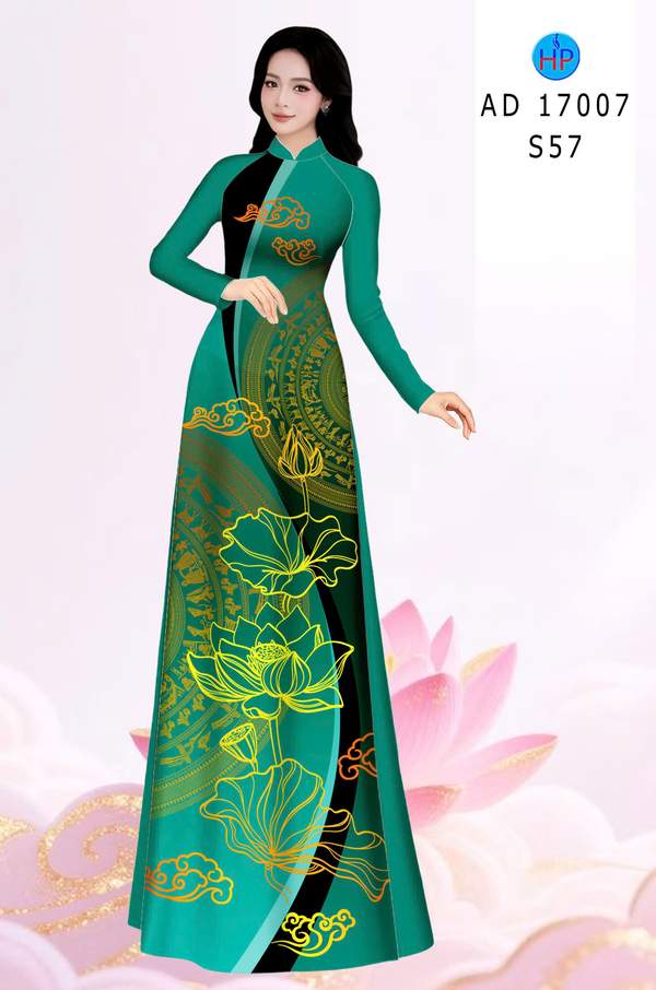 Vải Áo Dài Hoa Sen AD 17007 18 1786411942 767 vai ao dai hoa sen ad 17007