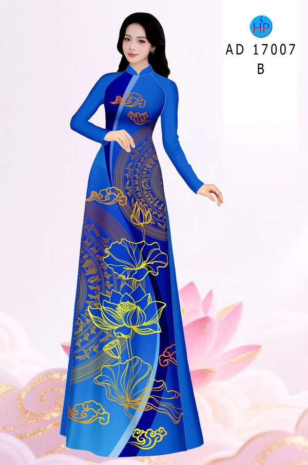 Vải Áo Dài Hoa Sen AD 17007 14 1786411942 944 vai ao dai hoa sen ad 17007