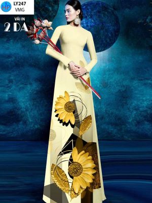 Vải Áo Dài Hoa Cúc AD LY247 22 1786591150 954 vai ao dai hoa cuc ad ly247