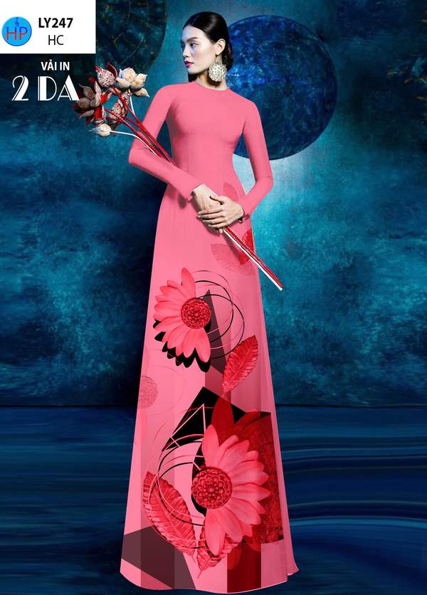 Vải Áo Dài Hoa Cúc AD LY247 9 1786591151 313 vai ao dai hoa cuc ad ly247