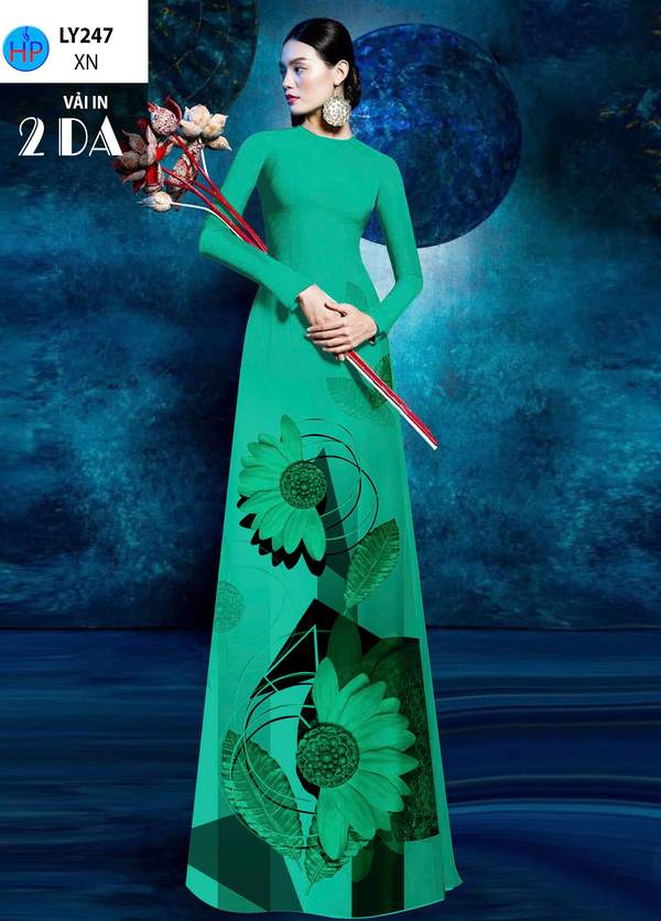 Vải Áo Dài Hoa Cúc AD LY247 7 1786591151 37 vai ao dai hoa cuc ad ly247