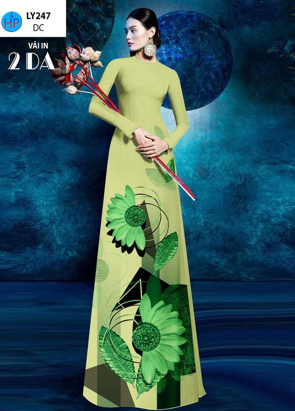 Vải Áo Dài Hoa Cúc AD LY247 8 1786591151 436 vai ao dai hoa cuc ad ly247