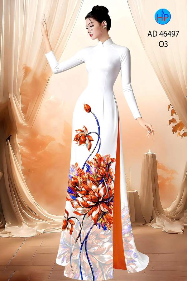 Vải Áo Dài Hoa Cúc AD 46497 2 1786592271 669 vai ao dai hoa cuc ad 46497