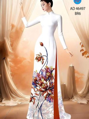 Vải Áo Dài Hoa Cúc AD 46497 24 1786592272 309 vai ao dai hoa cuc ad 46497
