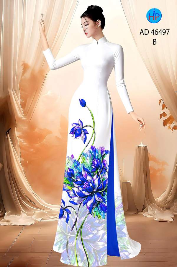 Vải Áo Dài Hoa Cúc AD 46497 3 1786592272 483 vai ao dai hoa cuc ad 46497