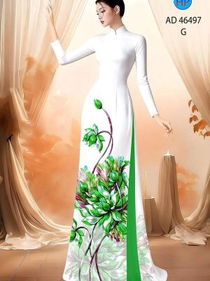 Vải Áo Dài Hoa Cúc AD 46497 30 1786592274 215 vai ao dai hoa cuc ad 46497