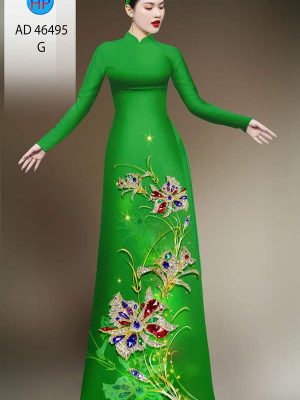 Vải Áo Dài Hoa In 3D AD 46495 19 1786675532 66 vai ao dai hoa in 3d ad 46495