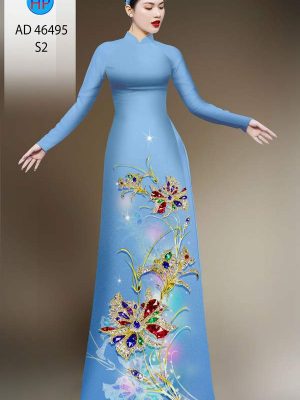 Vải Áo Dài Hoa In 3D AD 46495 20 1786675532 839 vai ao dai hoa in 3d ad 46495