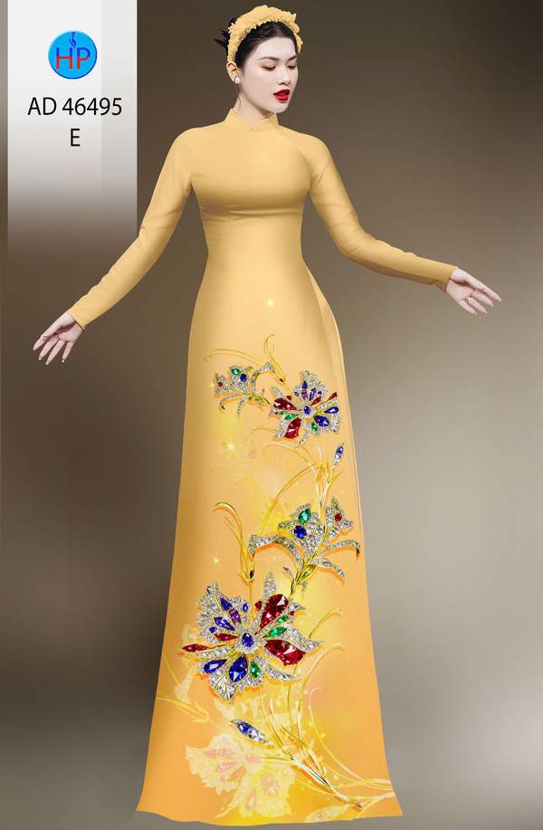 Vải Áo Dài Hoa In 3D AD 46495 15 1786675534 906 vai ao dai hoa in 3d ad 46495