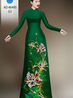 Vải Áo Dài Hoa In 3D AD 46495 31 1786675534 945 vai ao dai hoa in 3d ad 46495