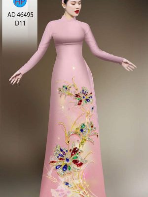 Vải Áo Dài Hoa In 3D AD 46495 33 1786675535 312 vai ao dai hoa in 3d ad 46495